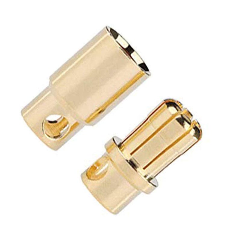 NObranded 20 Pairs 8.0mm Male Female Bullet Connector Plug Heavy Duty for RC Lipo Power Wire Connector - Image 2